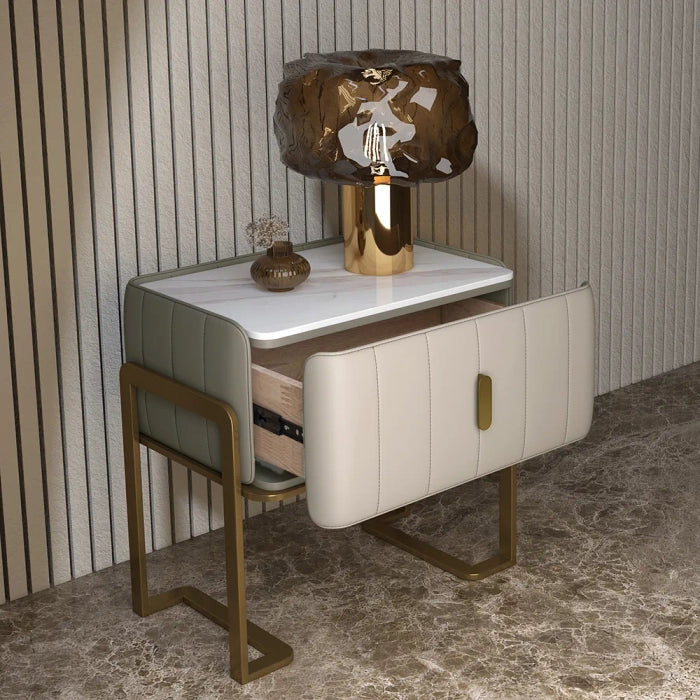 Hayat Modern Single Drawer Bedroom Bedside Table