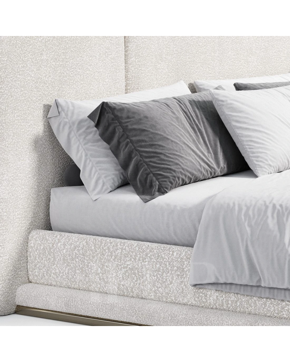 HavenStack Luxury Minimalist Upholstered Bed