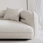 Absar 3 Seater Luxury Curvy Boucle Sofa