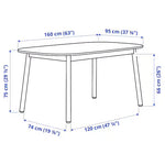 Magnificent Luxury 6 Seater Dining Table In Golden Stainless Steel