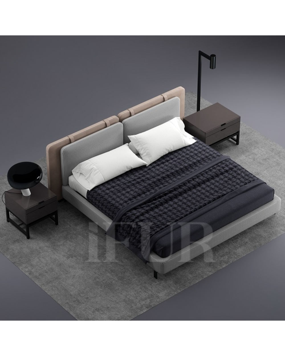 Verona Modern Luxury Upholstered Bed