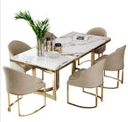 Ira Luxury 6 Seater Modern Dining Table Set