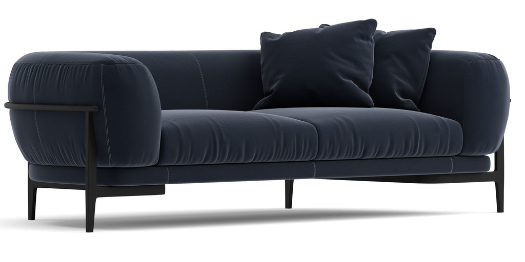 Kelva 3 Seater Modern Curvy Sofa
