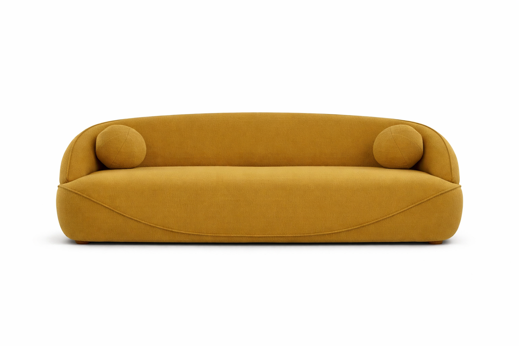 Rayez Modern 3 Seater Curvy Sofa