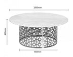 Ellam Marble Round Coffee Table