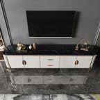 Moha Modern Faux Marble Top TV Console