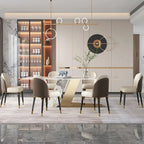 Alivia Luxury Modern 8 Seater Dining Table Set