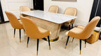Nasha 6 Seater Modern Dining Table Set