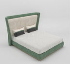 Atlas Luxury Velvet Upholstered Bed