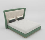 Atlas Luxury Velvet Upholstered Bed