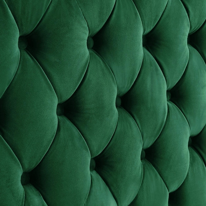 Aesthetic Modern Velvet Chesterfield Sofa