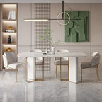 Metaphor White Luxury Modern Dining Set