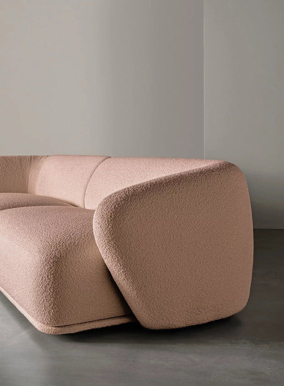 Rene Modern Boucle Sofa Set With Centre Table