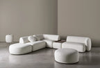 Rene Modern Boucle Sofa Set With Centre Table