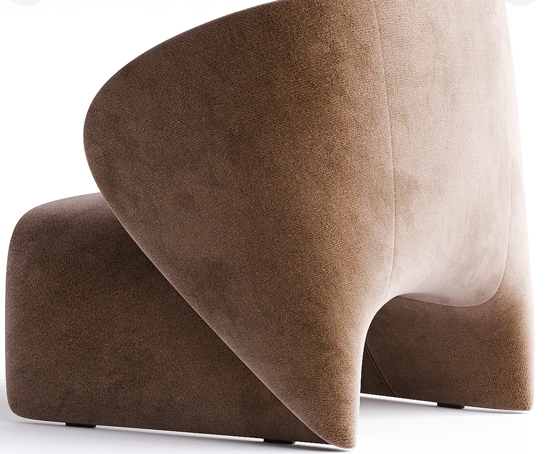 Slate Curve Sofa Chair