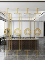 Meesha Metal Glass Steel