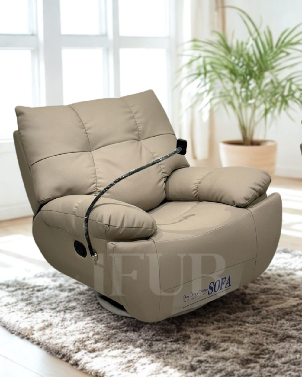 SmartEase Recliner with Phone Stand