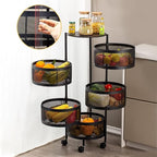 Manya Multifunctional Rotating Storage Cart