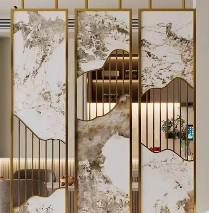 Moka Luxury Marble SS Partition