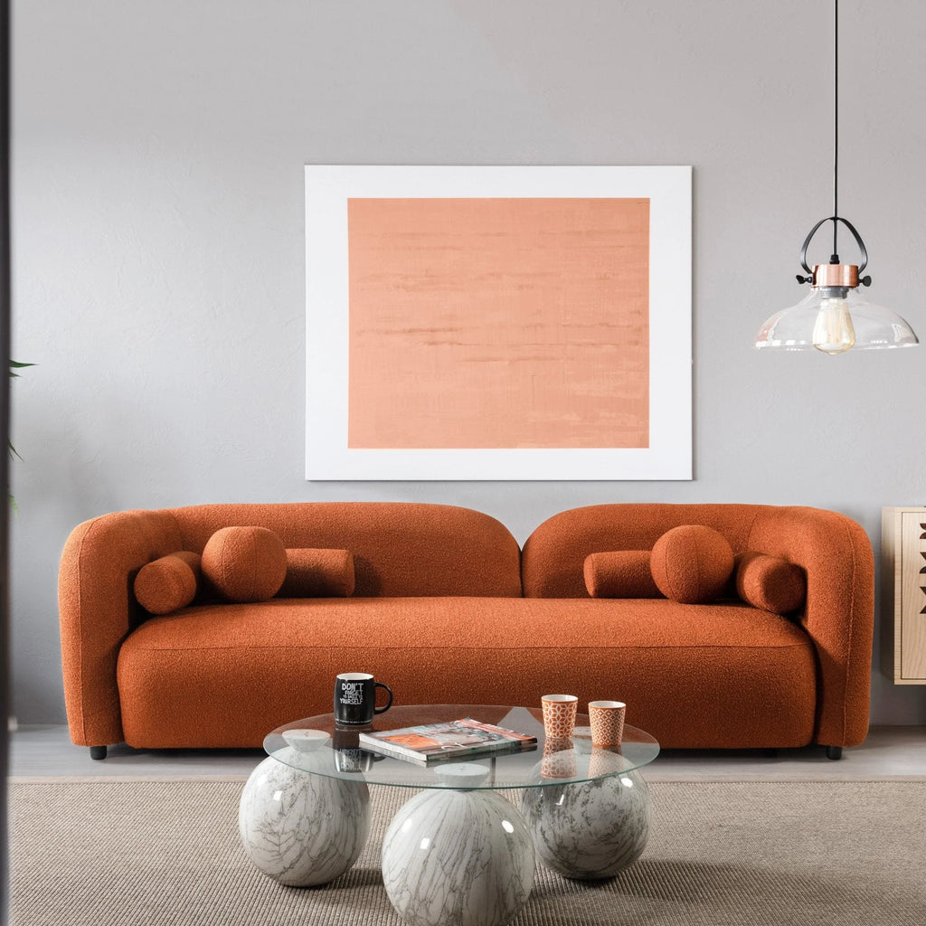 Avlan Boucle Modern Luxury 3 Seater Sofa