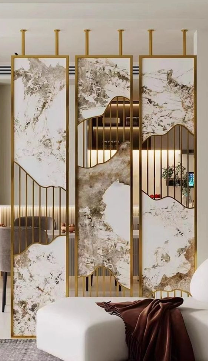 Moka Luxury Marble SS Partition