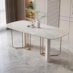 Metaphor White Luxury Modern Dining Set