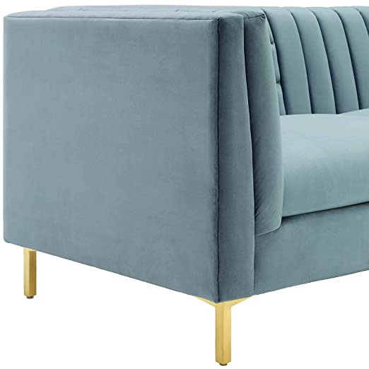 Kely Modern Velvet Upholstery Luxury Sofa