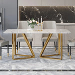 Stern Modern Luxury Dining Table Set