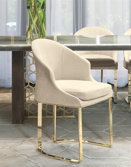 Zehan Modern Contemporary Luxury Dining With Crish Chairs Set
