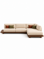 The Kervona Sofa — Luxury Modern L-Shaped Bouclé Fabric Sofa