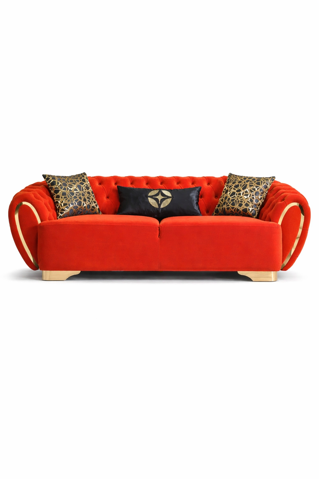 Milano Modern Luxury Chesterfield Designer Sofa Set