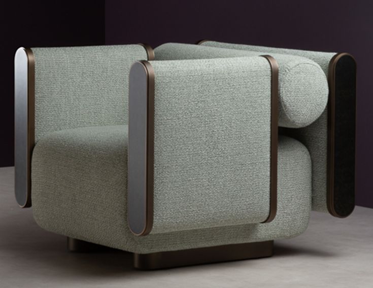 Kaliko Modern Metal 3 Seater Sofa
