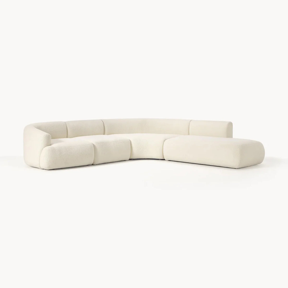 Wheaty Modern Luxury Boucle Sectional Sofa