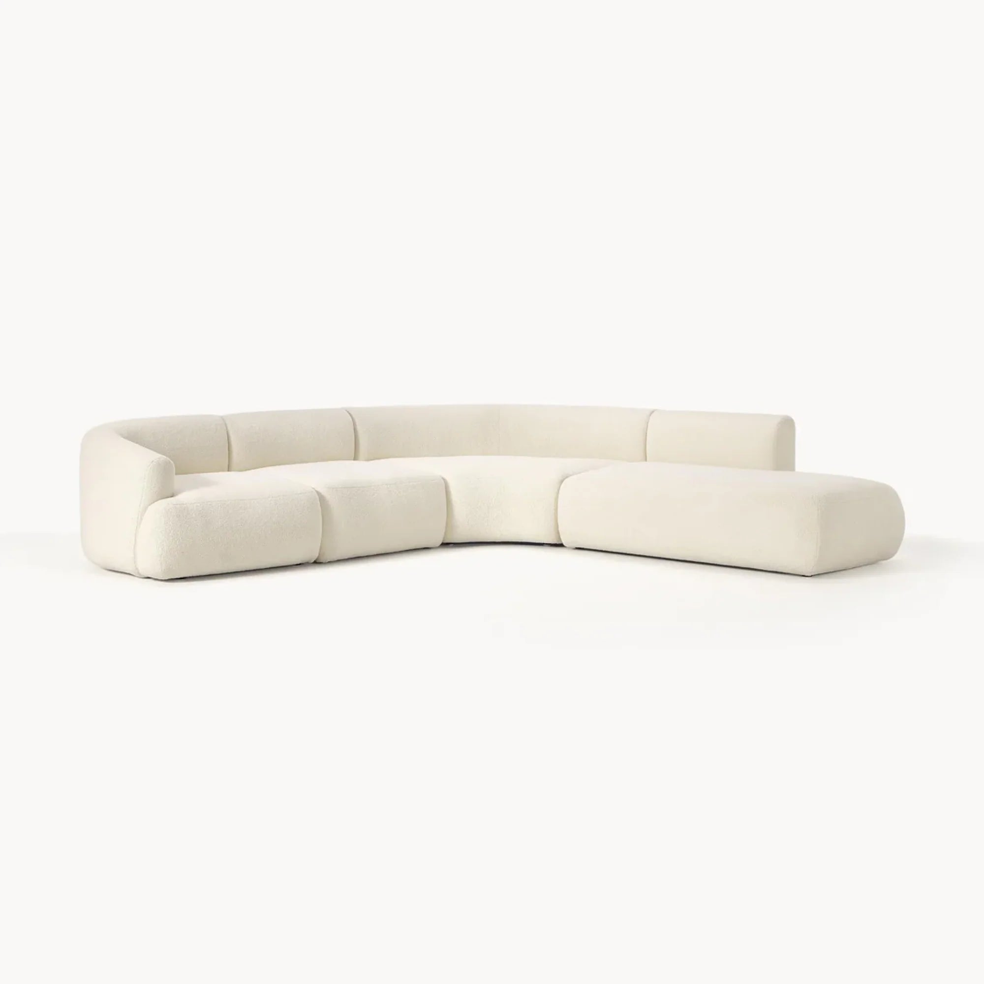 Wheaty Modern Luxury Boucle Sectional Sofa