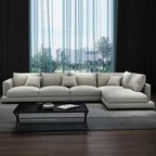 Titanic Modern Luxury Deep White Sectional  Large Corner Sofa