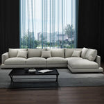 Titanic Modern Luxury Deep White Sectional  Large Corner Sofa Final Part Pay