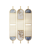 Mahir Modern Metal Partition With Marble
