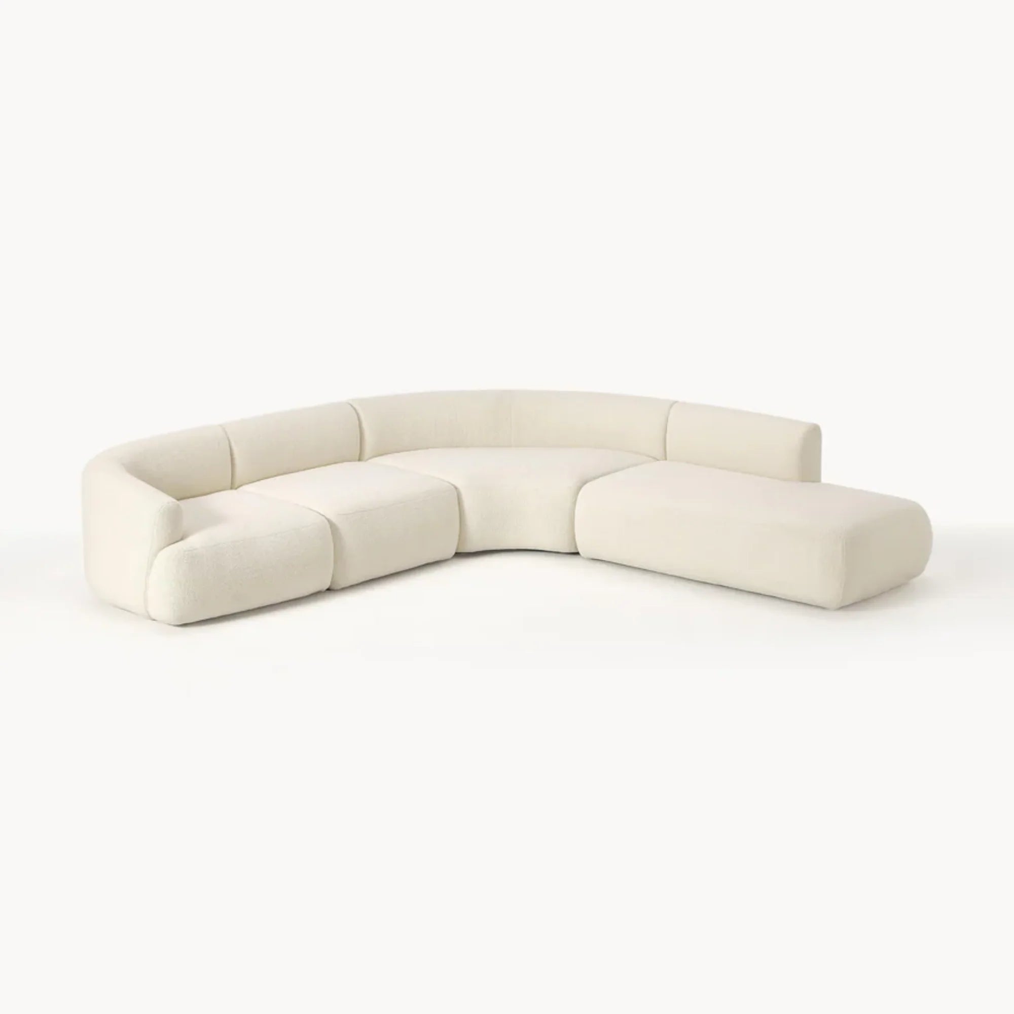 Wheaty Modern Luxury Boucle Sectional Sofa