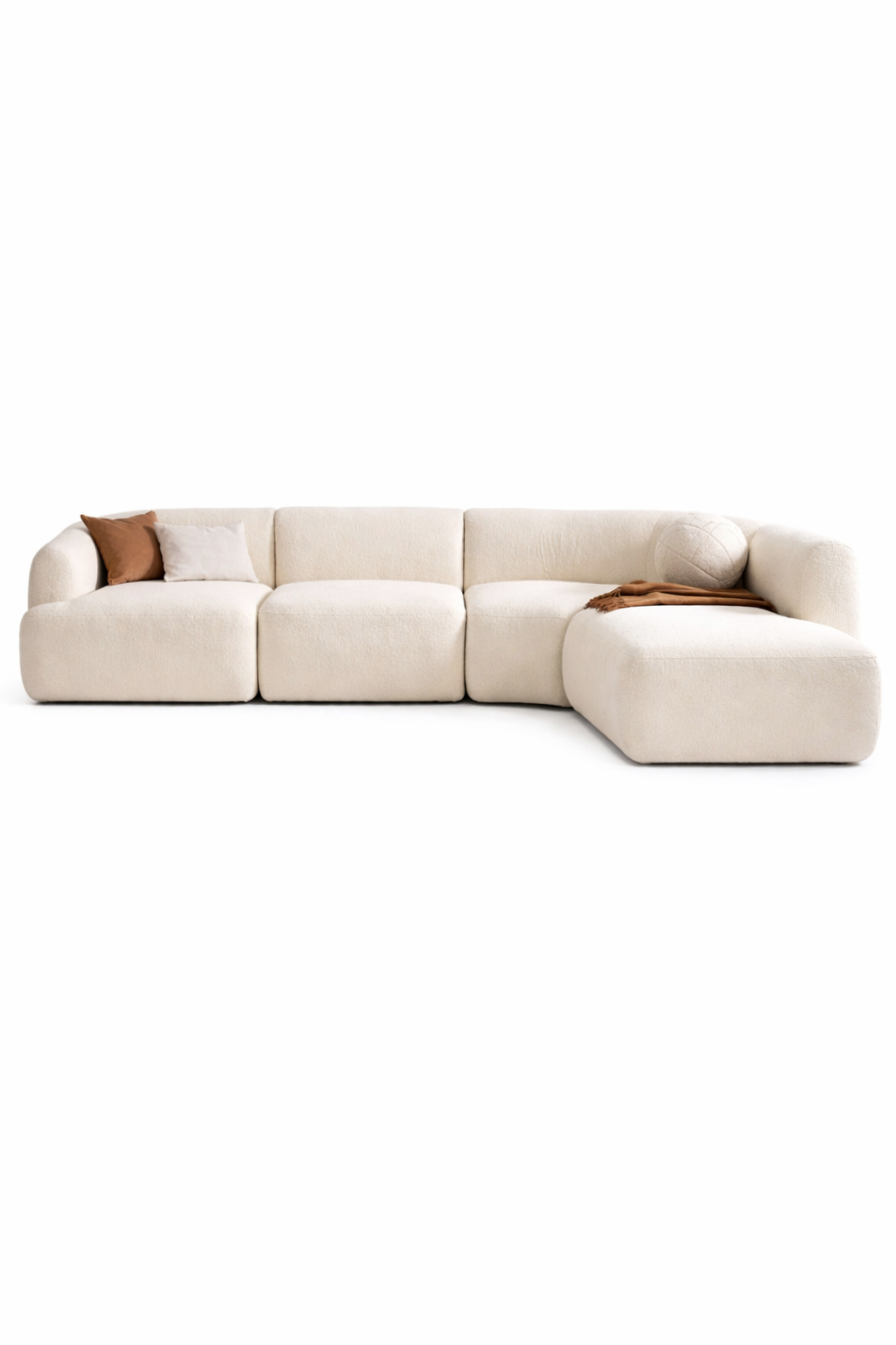 Wheaty Modern Luxury Boucle Sectional Sofa