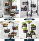 Manya Multifunctional Rotating Storage Cart