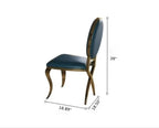 Noxa Blue Modern Dining Set