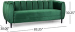Glam Modern Luxury Velvet Sofa
