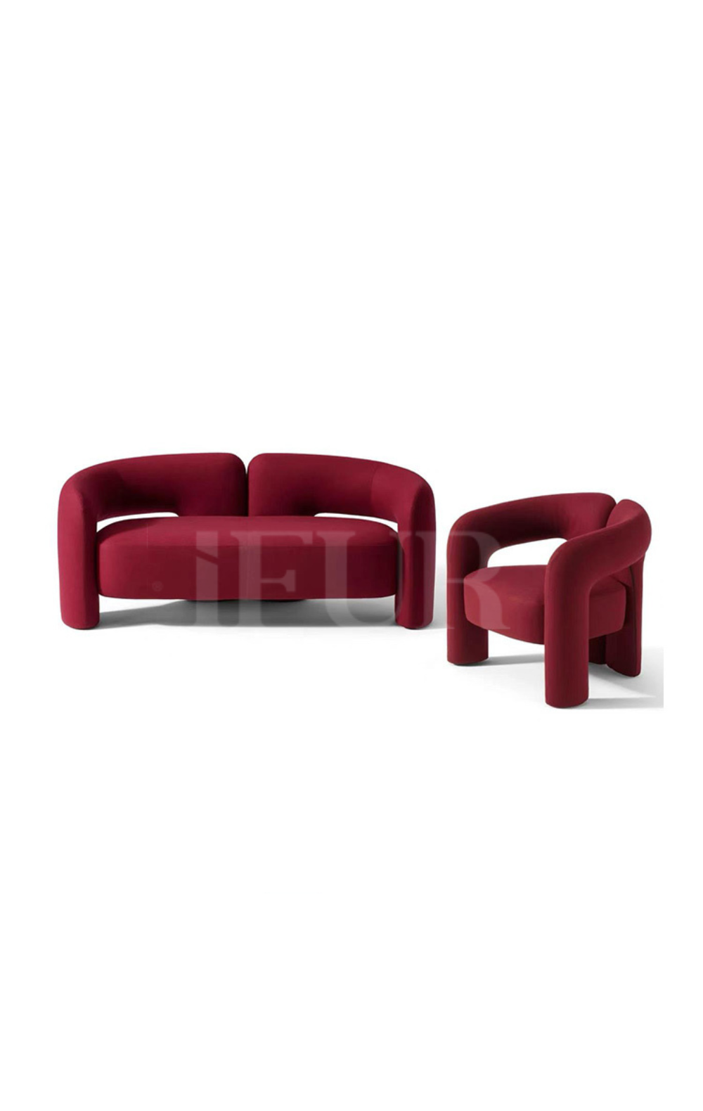 The Rosso Horizon Sofa Chair Set