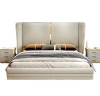 Sparse Modern Luxury Upholstered Bed In Suede
