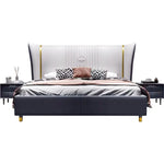 Miraculous Modern Upholstered Luxury Bed in Leatherette