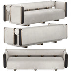 Kaliko Modern Metal 3 Seater Sofa