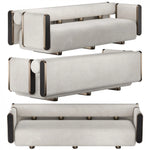 Kaliko Modern Metal 3 Seater Sofa