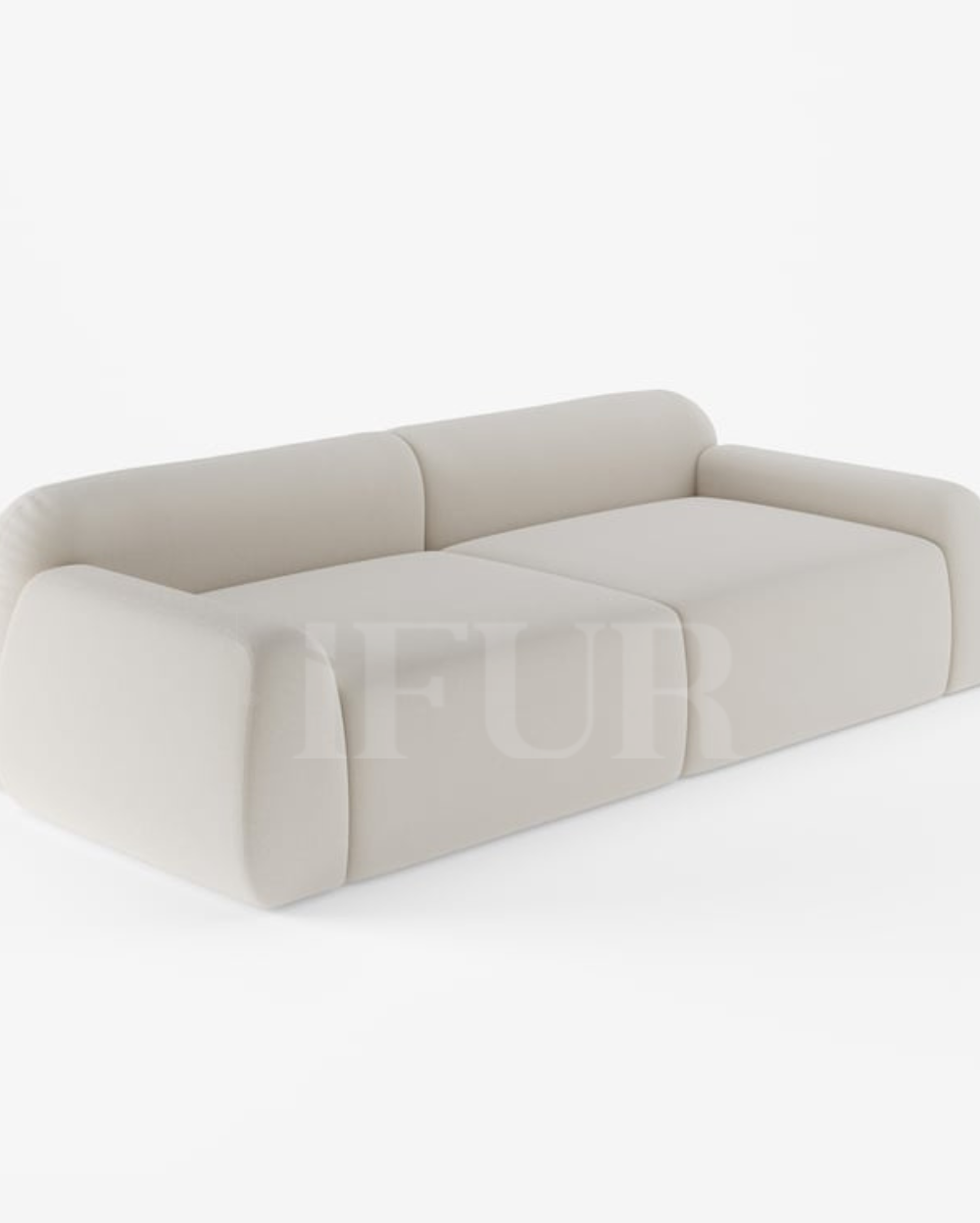 Capella Living Velvet Upholstered 3-Seater Luxury Sofa