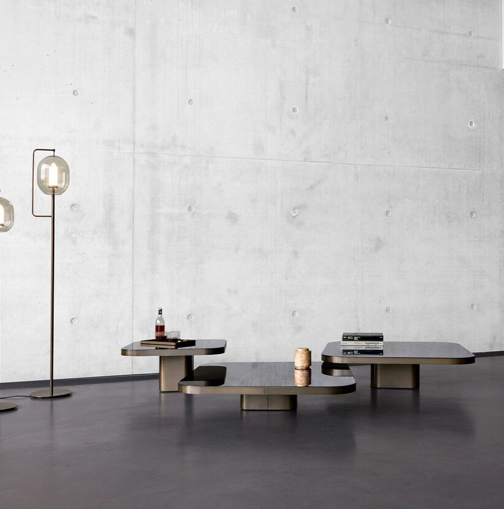 Rusta Modern Contemporary Nesting Coffee Table Set Of 3