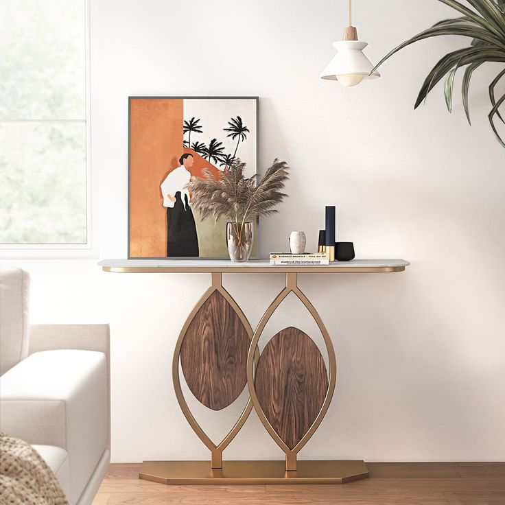 Khloe Modern Luxury Modern Console Table